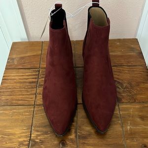 A new day burgundy/Gwen ankle boots